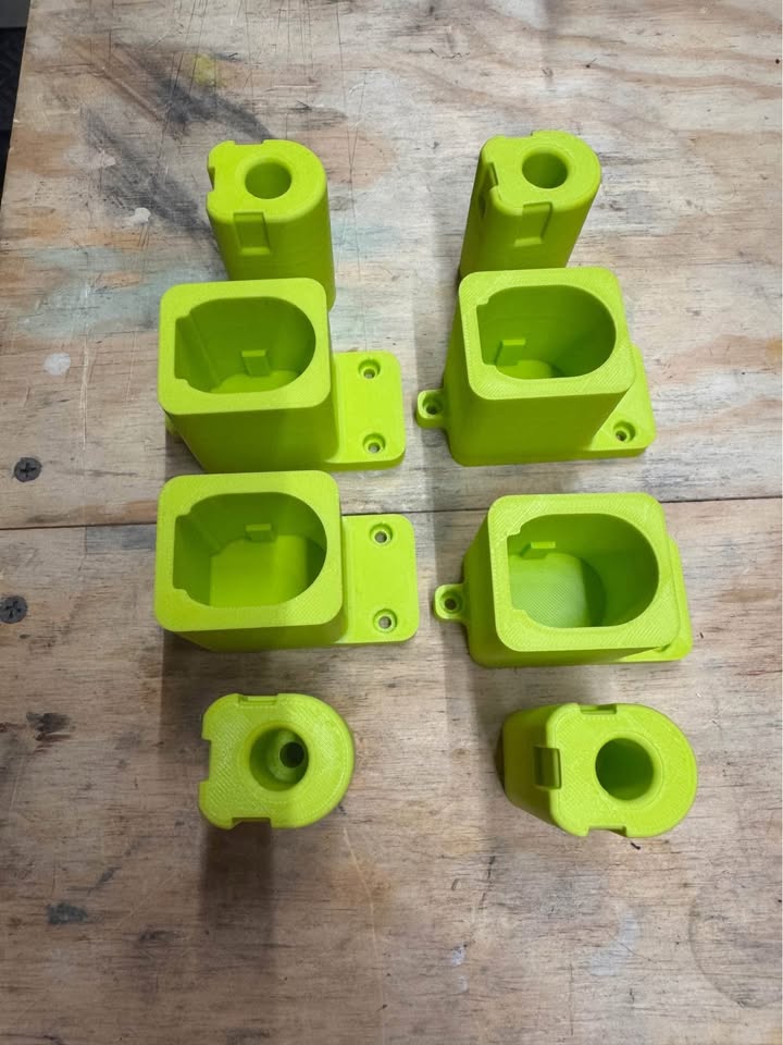 Ryobi Wall Mount Tool & Battery Holders – 3D Printed